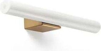 Faro Barcelona Calma Aplique De Pared Oro Cepillado Linestra Con Interruptor 63548