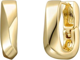 Rachel Glauber 14K Plated Hoops