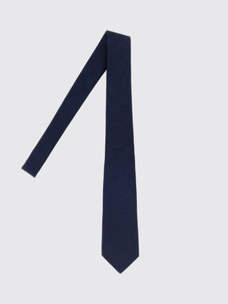 Gucci Cravatta in cotone e seta GG jacquard