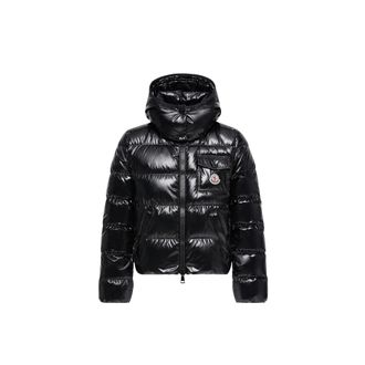Moncler Moncler Andro Hooded Short Down Jacket, Women, Black, Size: 3