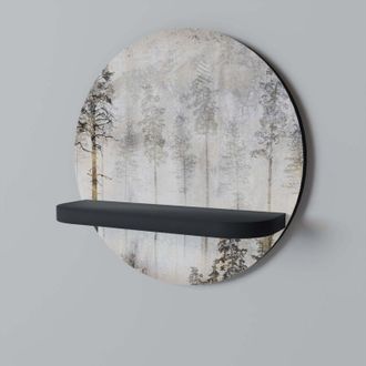 OEM Fade In The Tree Estante Redondo Negro