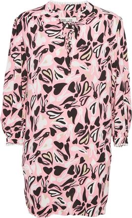 Diane Von F&uuml;rstenberg Mini-jurk met print - Roze