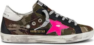 Golden Goose Womens Superstar Ripstop Sneaker In Camo