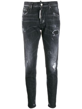 Dsquared2 Skinny Dan jeans - women - Spandex/Elastane/Cotton/Polyester/Cotton - 40 - Black