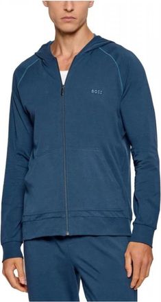 HUGO BOSS Hoodies & sweatvesten, Heren, Blauw, M, Boss - Tops > Lange mouwen tops