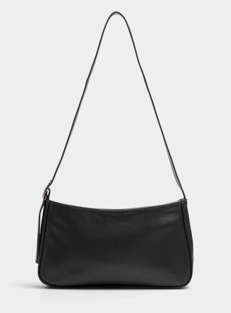 Simons Womens Smooth minimalist baguette bag