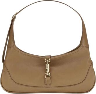 Gucci Jackie 1961 Hobo Tas - Dames - Schoudertassen - Beige - ONE Size - Leer - Tassen