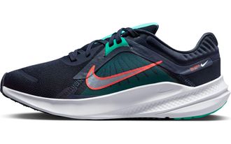 Nike Womens WMNS Quest 5 Low, Obsidian White Clear Jade Spicy Red, 5.5 UK