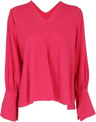 Erika Cavallini Semi Couture Elegante Julia Jurk voor Vrouwen - Dames - Blouses - Roze - XS - Overhemden