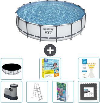 Bestway Piscina Bestway Steel Pro Max Redonda - 549x122 Cm - 8-piezas S607