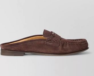 Fendi leather loafers