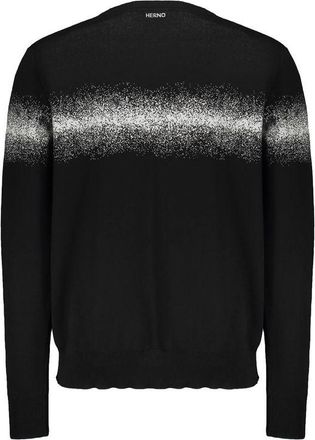 Herno Mens Black Cotton Sweatshirt Clothing