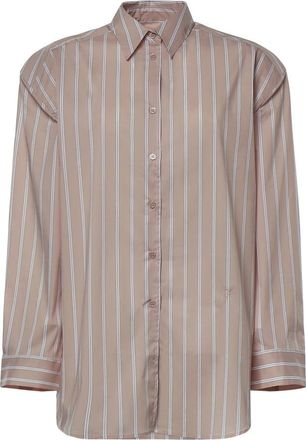 Frankie Shop Oana Katoenen Gewatteerd Shirt - Dames - Overhemden - Veelkleurig - L - Katoen - Overhemden