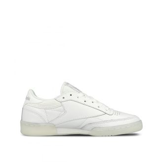 Reebok Club C 85 On The Court LaceUp White Smooth Leather Womens Trainers BD3096 - Size UK 3