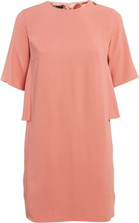Elisabetta Franchi Midi-jurk met ruches - Roze