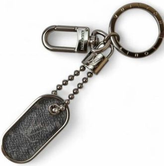 Louis Vuitton Pre-owned Accessories, female, Black, Size: ONE SIZE Pre-owned Canvas key-holders