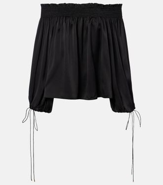 Chlo&eacute; Chlo&eacute; Off-shoulder silk satin top