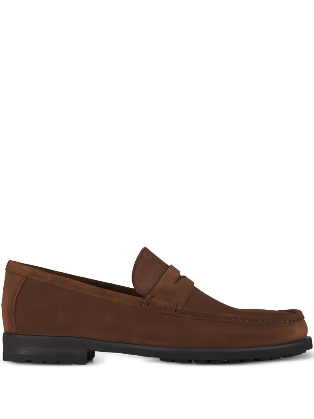 To Boot New York suede penny loafers - men - Calf Suede/Calf  display picture 2