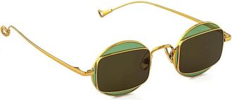 Eyepetizer Smooth C.4-8 Zonnebrillen - unisex - Zonnebrillen - Geel - 49 MM - Accessoires