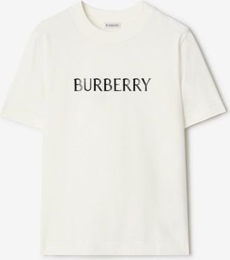 Burberry Logo Cotton T-shirt