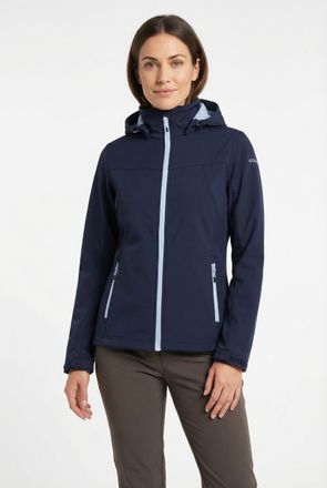 Icepeak Softshelljacke ICEPEAK BOISE, Damen, Gr. 36, blau, Obermaterial: 100% Polyester, Jacken Softshelljacke
