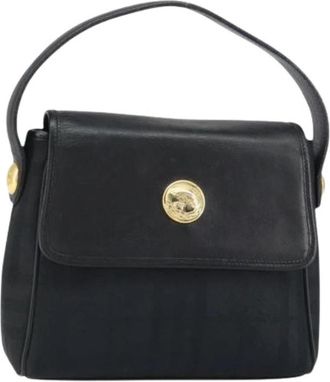 Burberry Pre-owned Handtas - Dames - Vintage Handtas - Zwart - ONE Size - Leer - Vintage