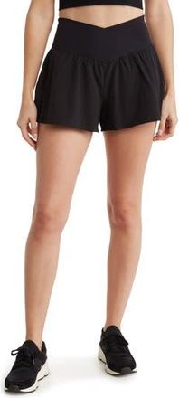 90 Degree by Reflex Lightstreme Crossfire Shorts in Black at Nordstrom Rack, Size X-Small