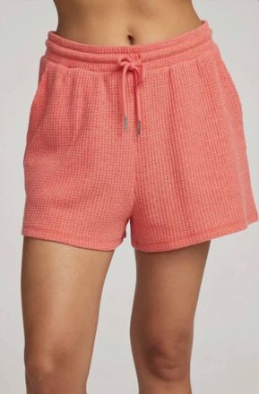 Chaser Kesh Tie Front Short In Flame