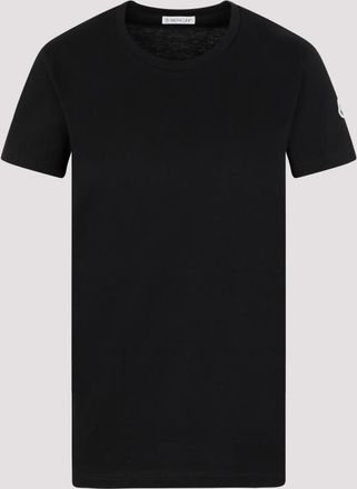 Moncler Black Logo Cotton T-Shirt