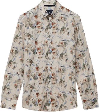 State of Art Heren, Overhemden, Beige, Maat: M