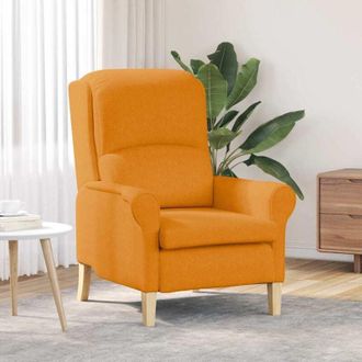 vidaXL vidaXL poltrona Giallo scuro 76 x 94 x 102 cm Tessuto