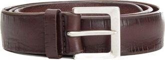 Orciani Micro Laser-Cut Leather Belt