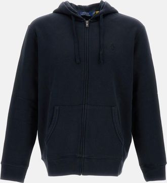 Ralph Lauren Black Embroidered Logo Hoodie