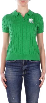 Ralph Lauren Sweaters Groen - Dames - Polos - Groen - XS - Katoen - Tops