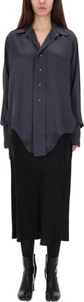 Maison Margiela Dark Grey Oversized Solid Shirt