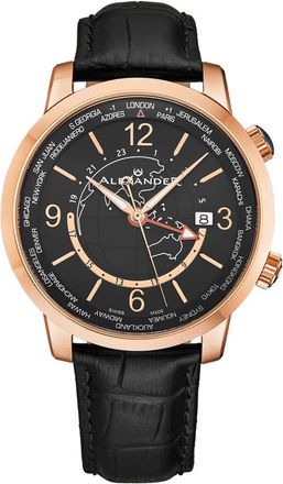 Alexander Alexander 2 Quartz Black Dial Mens Watch A171A-03