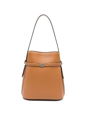 Toteme Belted Leather Bucket Bag