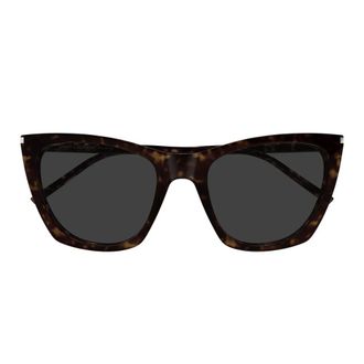 Saint Laurent Kate Dunne Zonnebril - unisex - Accessoires - Bruin - Maat: 55 MM