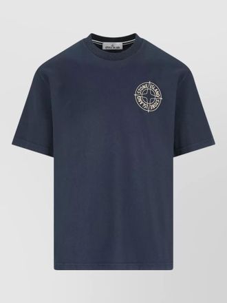 Stone Island cotton logo print t-shirt