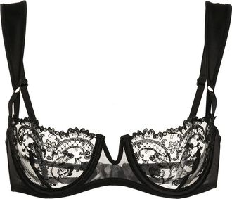 Kiki De Montparnasse Reggiseno a balconcino Juliette - Nero