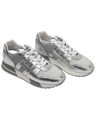 Hogan Ribbed Leather Sneaker