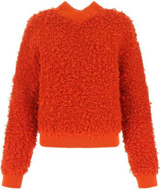Bottega Veneta Red Boucle Sweater