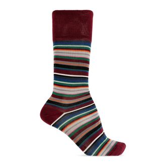 Paul Smith Socks, male, Multicolor, Size: ONE SIZE Signature Stripe Sock