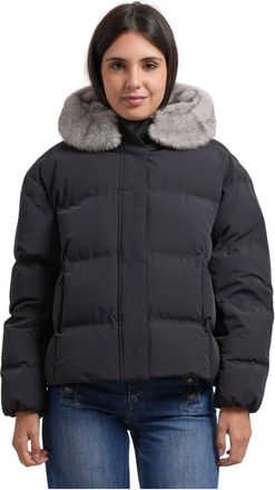 Suns Giacca corta trapuntata imbottita - - Jackets - Donna - Nero - S