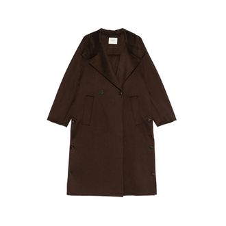 Lisa Yang Double-breasted Button-back Coat