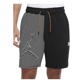Nike Casual Colorblock Lacing Sports Shorts Black DJ0186-010