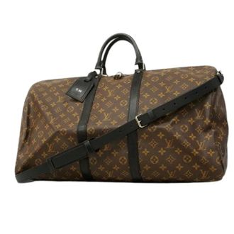 Louis Vuitton Pre-owned Weekend Bags, male, Brown, Size: ONE SIZE Pre-owned Boston Bag
