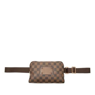 Louis Vuitton Pre-owned Brooklyn Bum Bag - Dames - Pre-owned - Bruin - Maat: ONE Size Leer