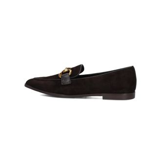 Stefano Lauran Schoenen, Dames, Bruin, 41 EU, Su&egrave;de, Bruine Su&egrave;de Loafers met Puntige Neus