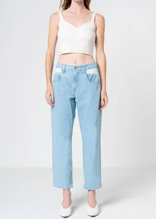 Noend Elena Relaxed Tapered Jeans In Miami